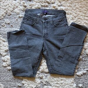 NYDJ Men's Slim Leopard-Pattern Gray Jeans